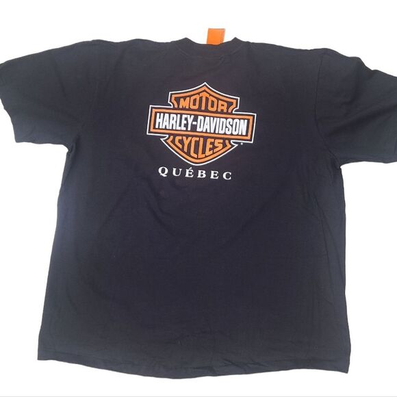 Harley-Davidson Other - Black Harley Davidson Tee Shirt NEW TAGS Quebec Size XL